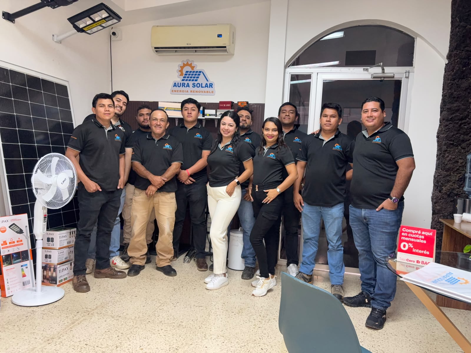 Equipo técnico de Aura Solar